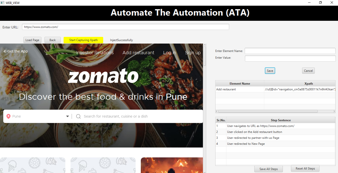 Ease of Automation Using WebView